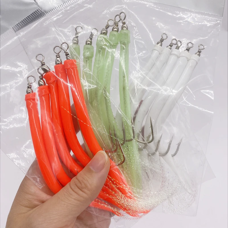 Fishing Hook Offset - 1/5 قطعة CodfishFishing ثعبان البحر أنبوب
