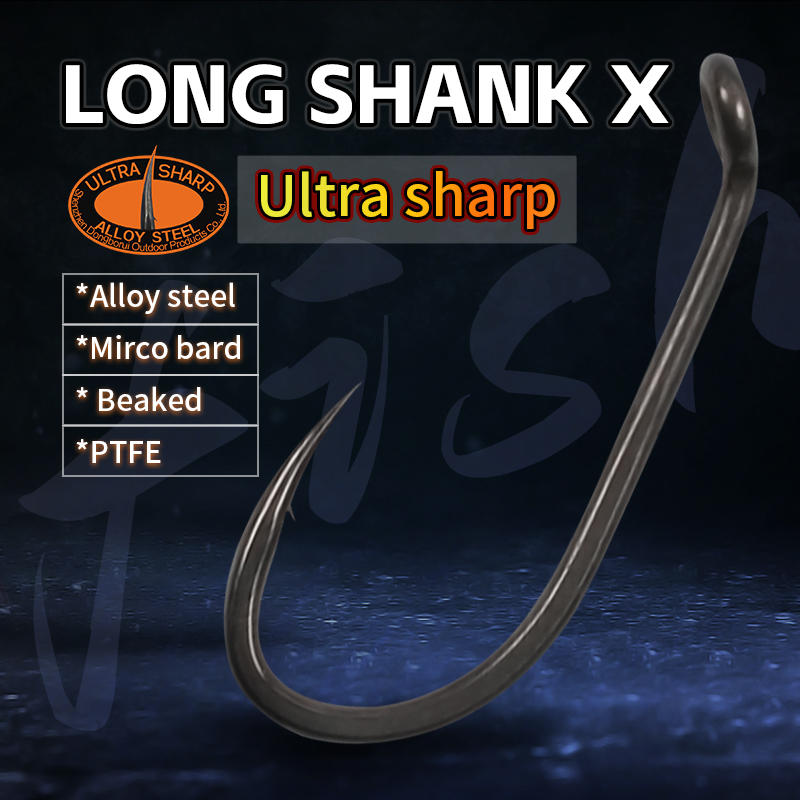 Fishing Hook Barbless - 10 قطعة خطاف صيد سمك الشبوط