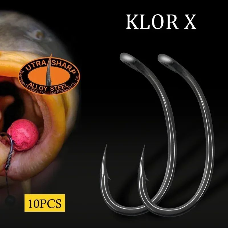 Fishing Hook Barbless - 10 قطعة خطاف صيد سمك الشبوط