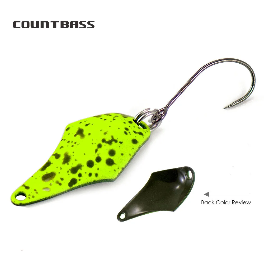 Fishing Hook Barbless - COUNTBASS 5/64oz 2g ملعقة الصب مع