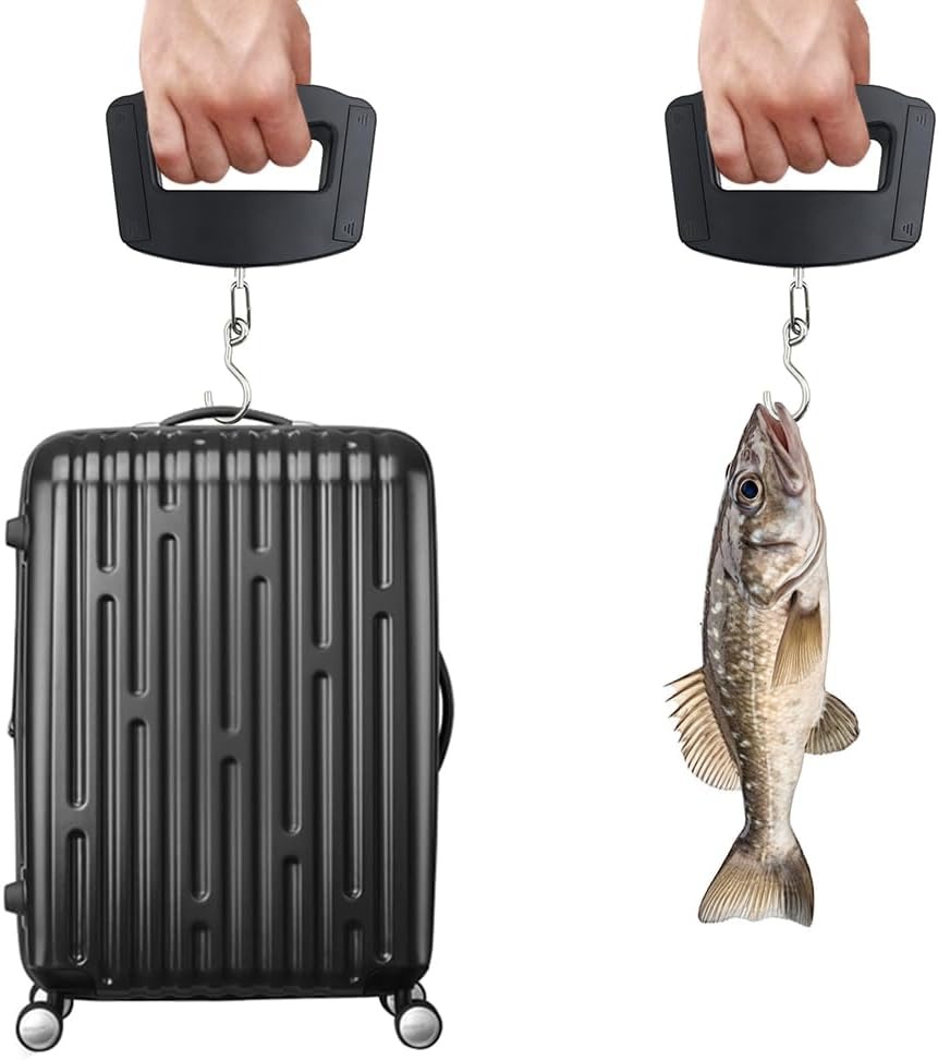 Fishing Hook Stainless Steel - ميزان رقمي محمول للأمتعة بسعة 50