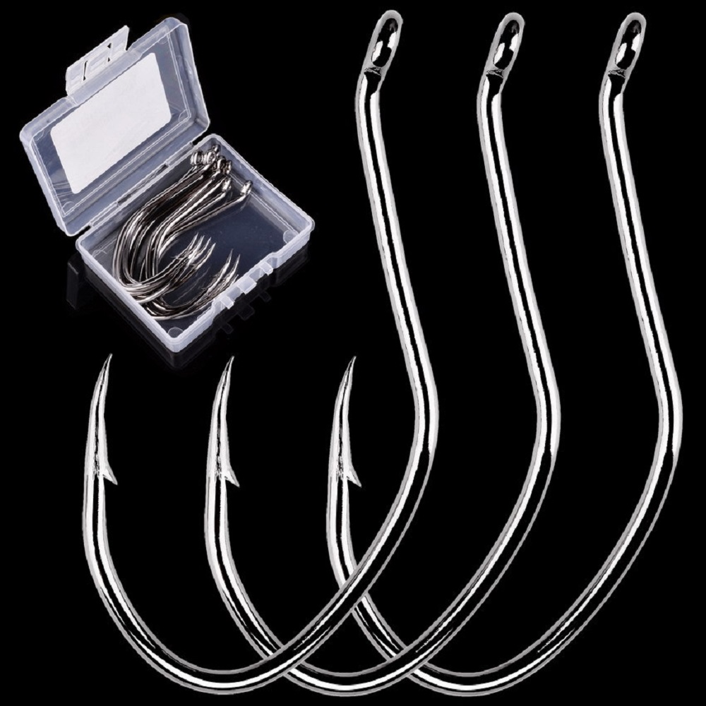 Fishing Hook Circle - 10 قطعة/صندوق الشائكة سمك السلور الصيد