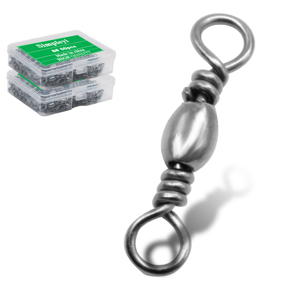 Fishing Hook Stainless Steel - 50 قطعة/1 صندوق من الاستانلس ستيل