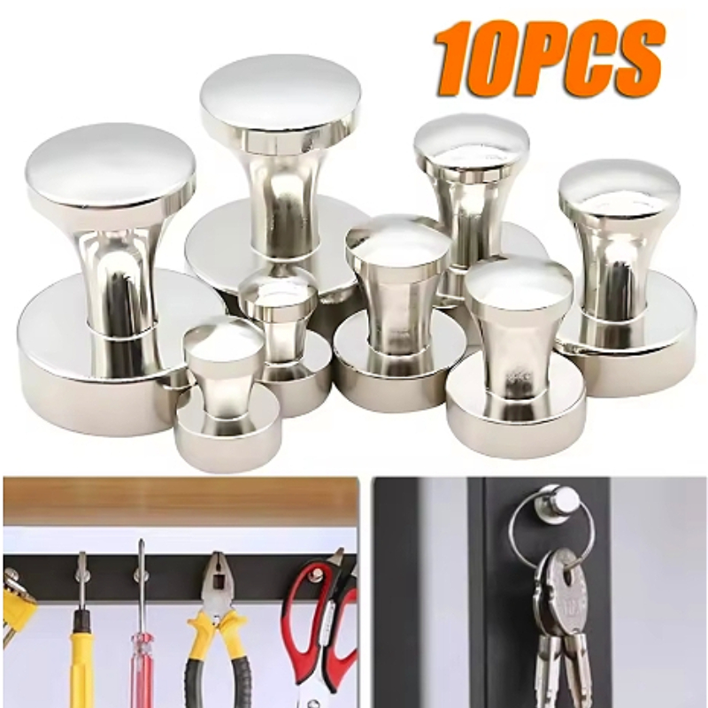 Fishing Hook Stainless Steel - 10 قطعة مغناطيس صيد قوي للغاية