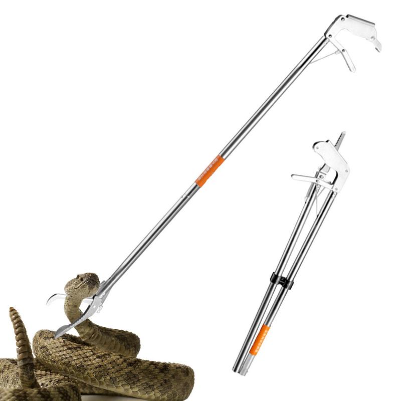 Fishing Hook Stainless Steel - عصا ثعبان قابلة للطي لمقبض الزواحف