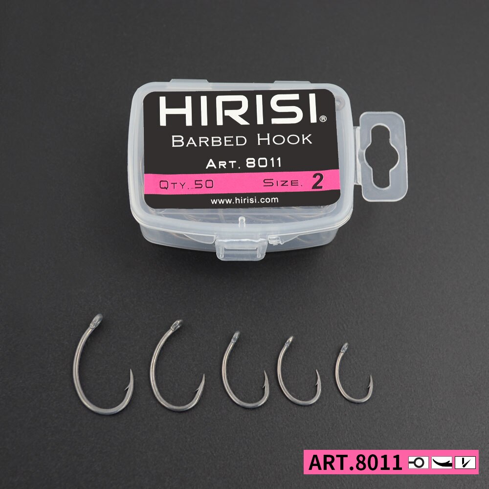 Fishing Hook Barbless - خطافات صيد سمك الشبوط هيريسي 50-خطافات