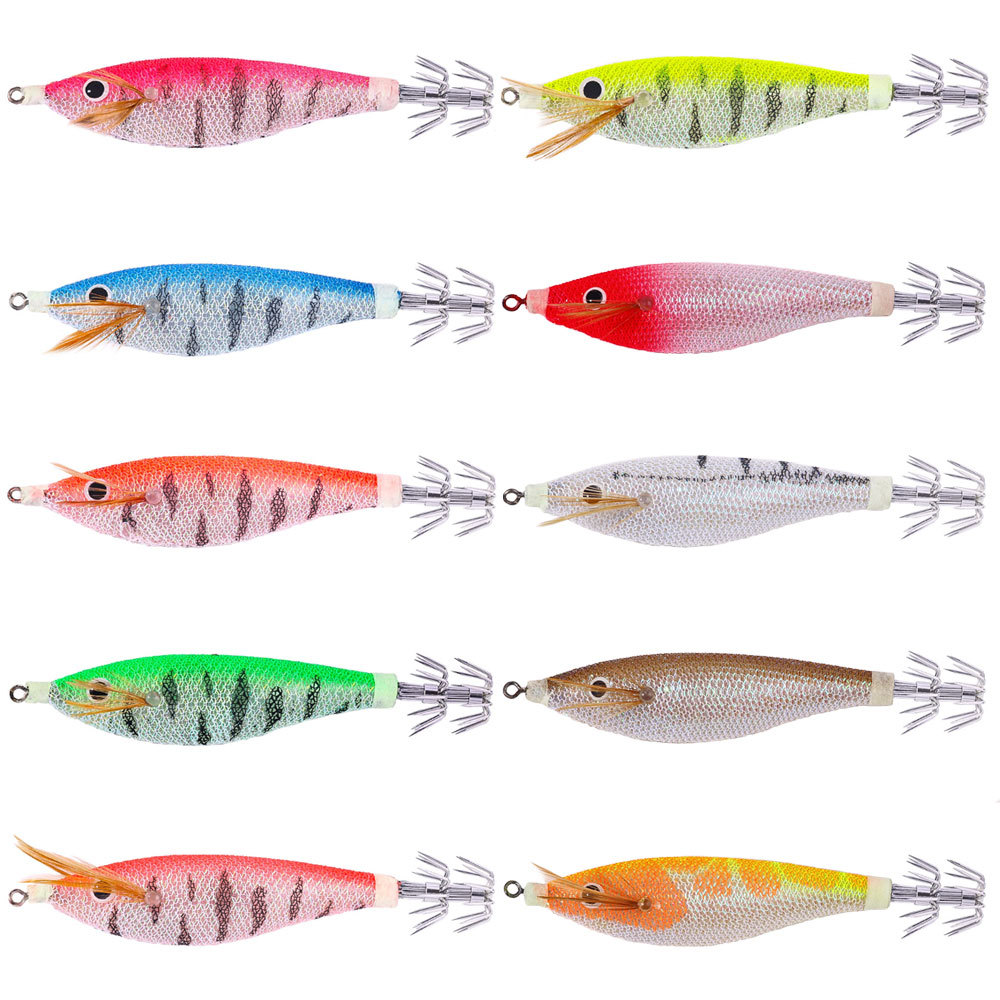 Fishing Hook Weedless - طقم طُعم صيد إلكتروني مضيء للجمبري،