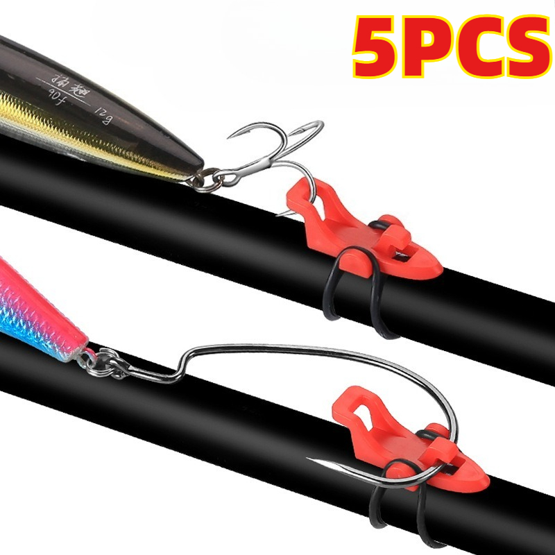 Fishing Hook Jig - 5 قطع حامل خطافات صيد السمك،