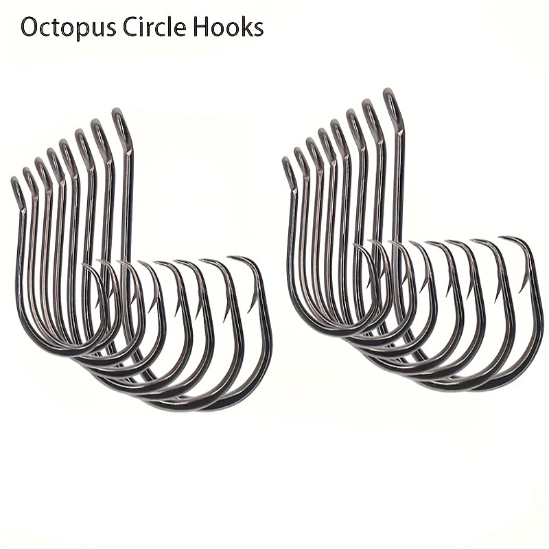 Fishing Hook Circle - 50 قطعة خطاف دائري معدات صيد