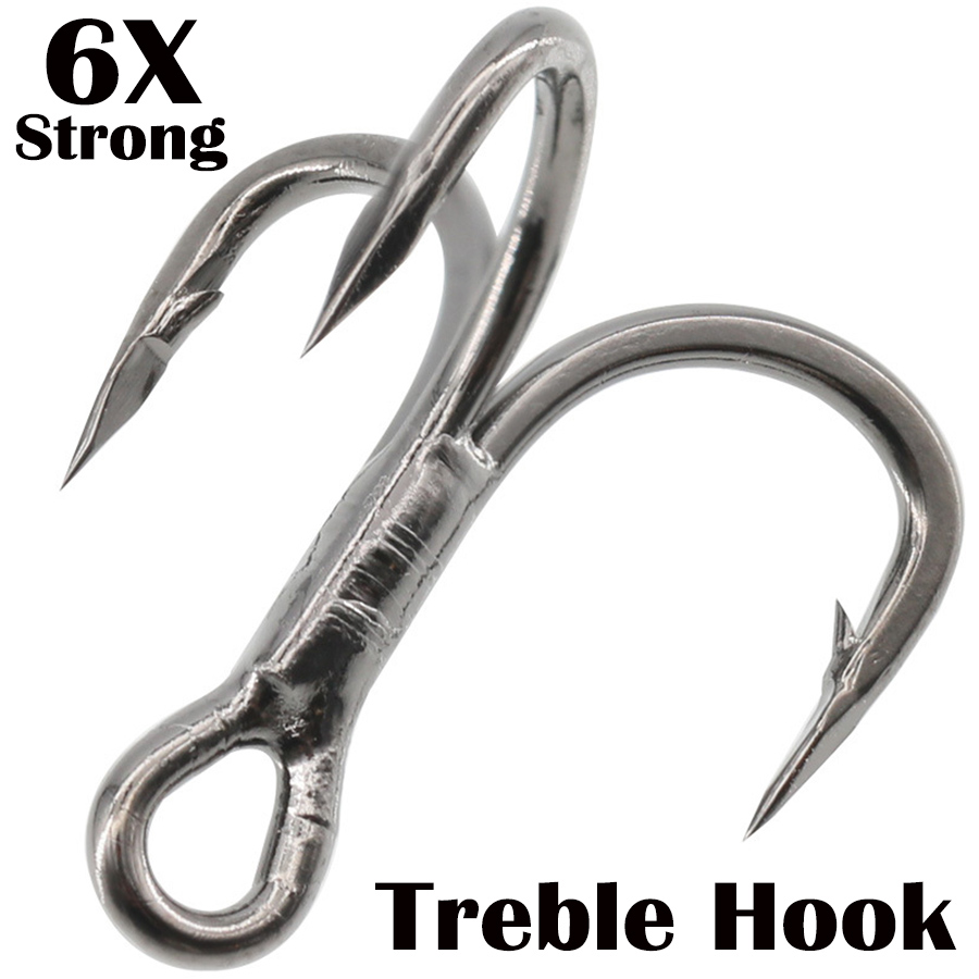 Fishing Hook Assortment - الصيد خطاف ثلاثي 6X قوي الكربون