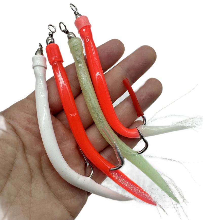 1/5 قطعة CodfishFishing ثعبان  - مراجعة Fishing Hook Offset وسعره