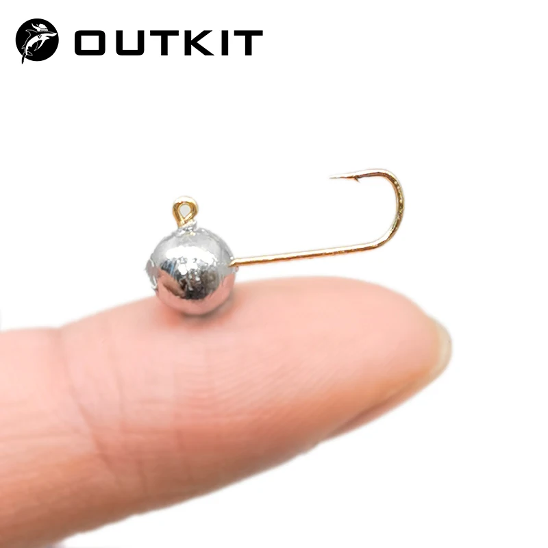 OUTKIT 10 قطعة خطاف رأس تهزهز  - مراجعة Fishing Hook Barbless وسعره