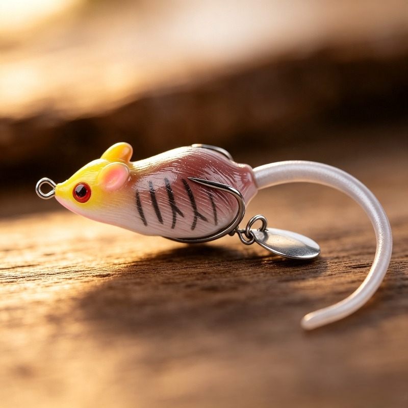 1/2/3/4 قطعة طعم صيد ناعم على  - مراجعة Fishing Hook Weedless وسعره
