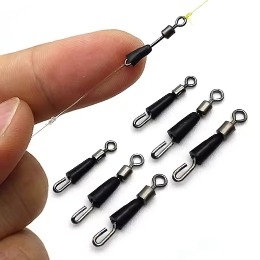 50 قطعة من دوارات تغيير الطعم  - مراجعة Fishing Hook Stainless Steel وسعره
