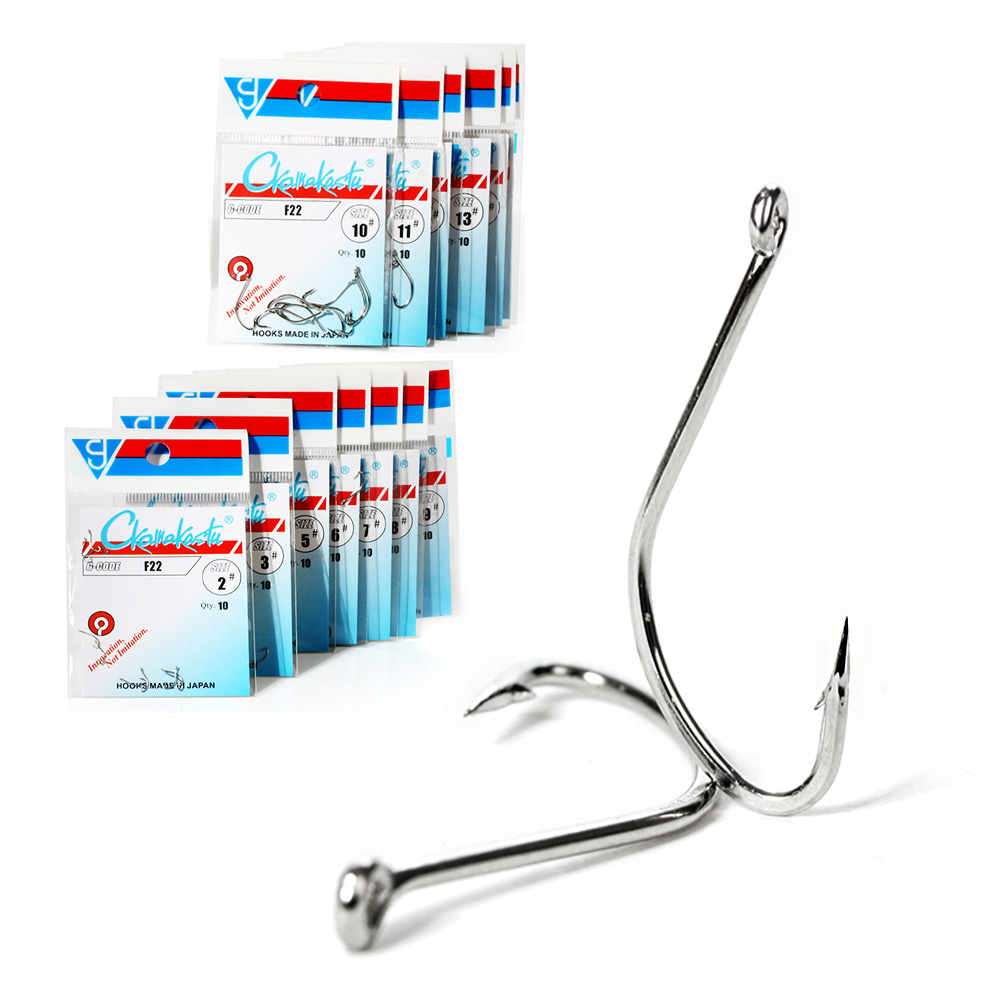 Ckamakastu F22 الأبيض المياه ا - مراجعة Fishing Hook Barbless وسعره