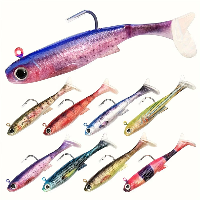 طُعم باس البحر المُجهز مسبقًا  - مراجعة Fishing Hook Weedless وسعره