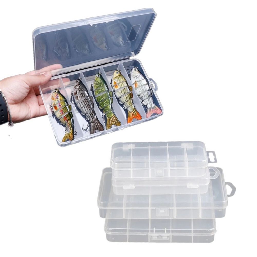 1/3 قطع من صناديق الطعم البلاس - مراجعة Fishing Hook Box وسعره