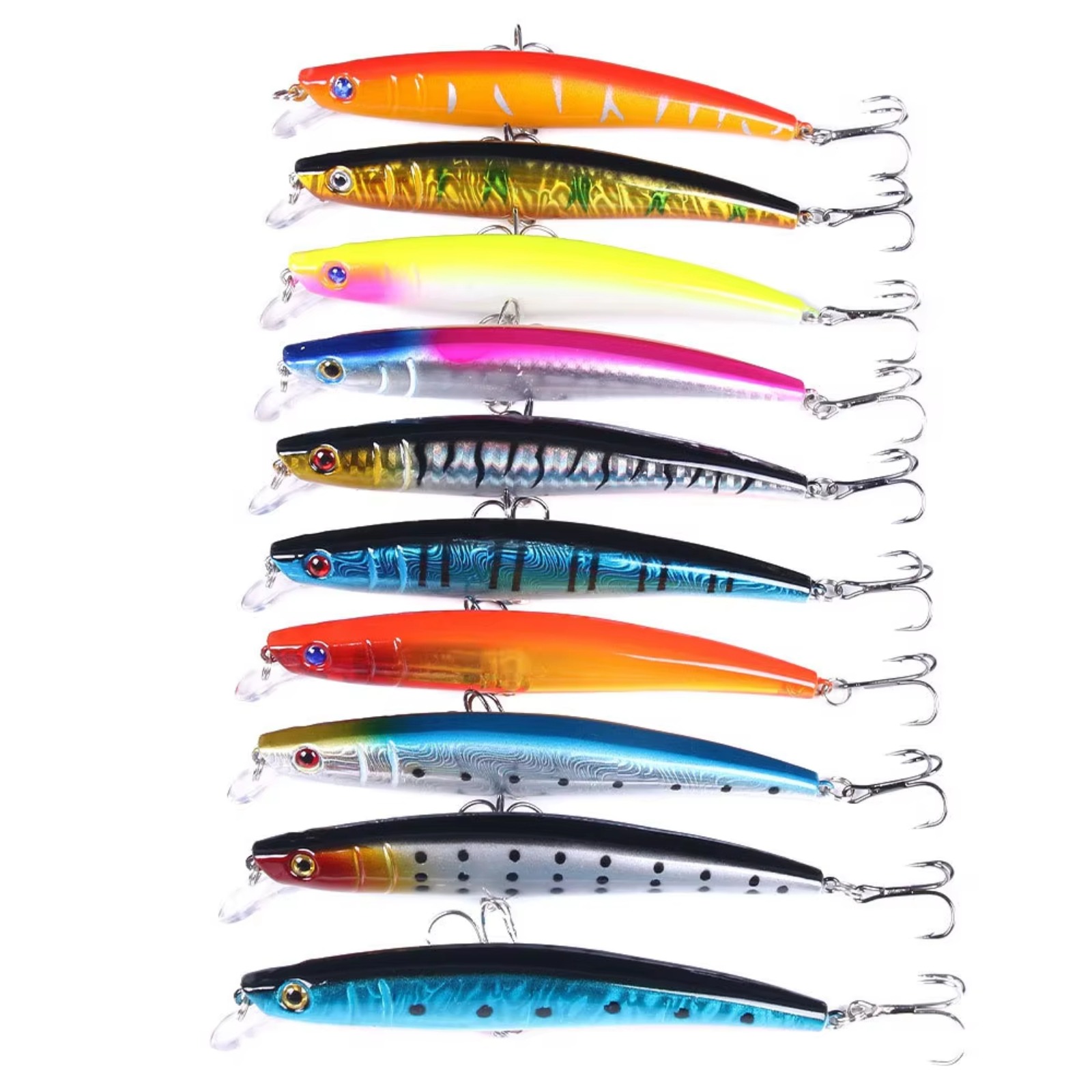 طعم صيد السمك المينو 110 مم 13 - مراجعة Fishing Hook Treble وسعره