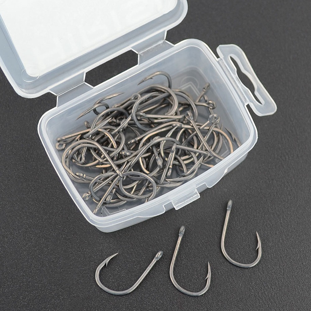 خطافات صيد سمك الشبوط المطلية  - مراجعة Fishing Hook وسعره
