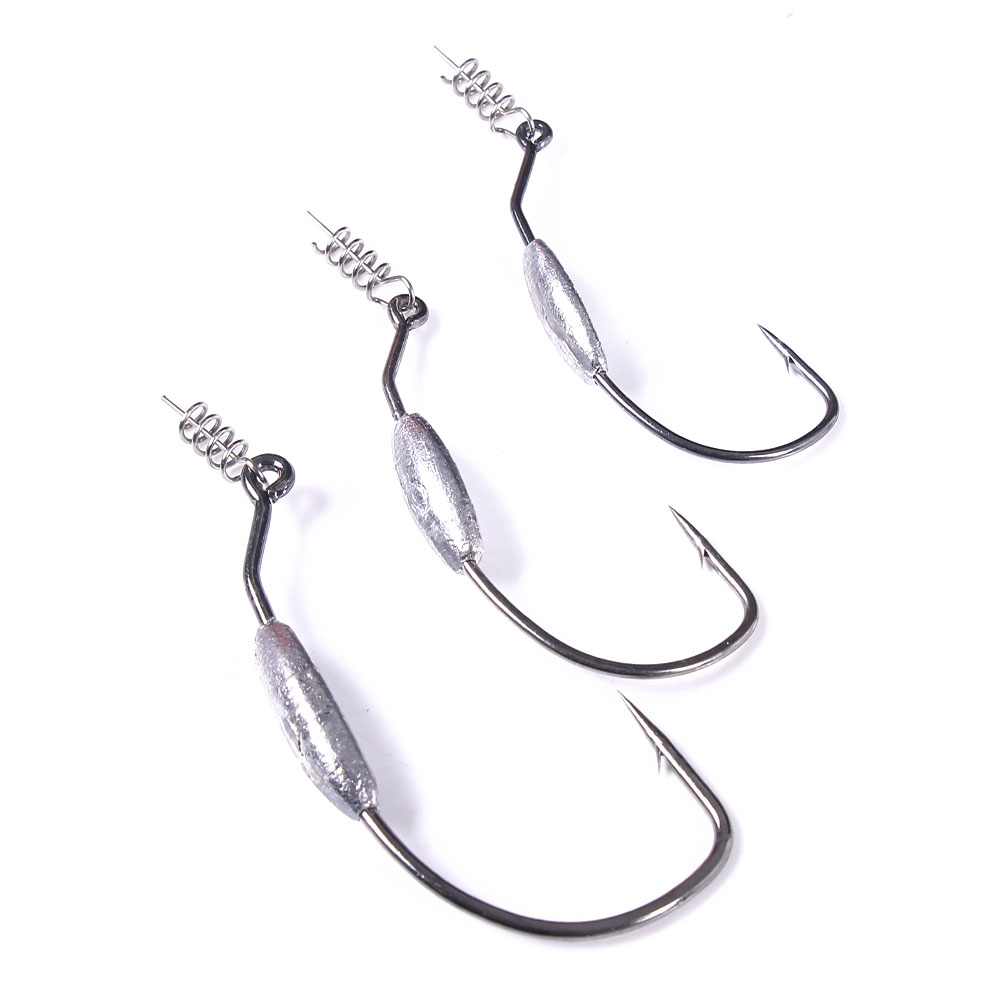 خطاف صيد مضاد للتشابك بوزن مُث - مراجعة Fishing Hook Offset وسعره
