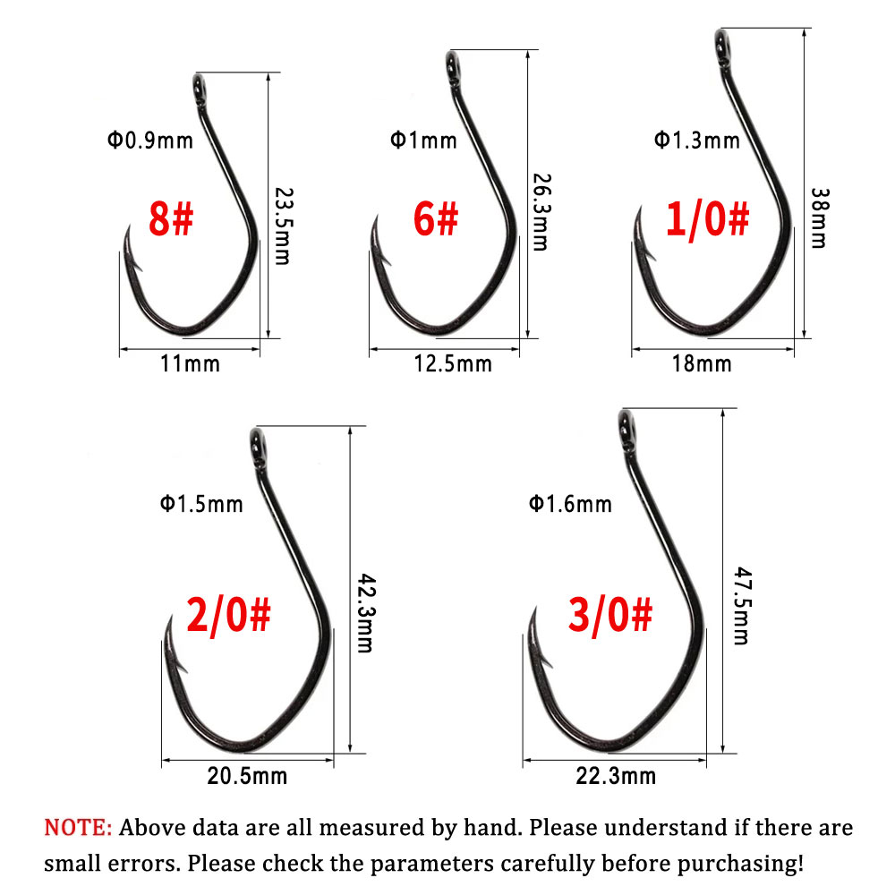 Wifreo 20 قطعة V شكل خطاف سمك  - مراجعة Fishing Hook Barbless وسعره