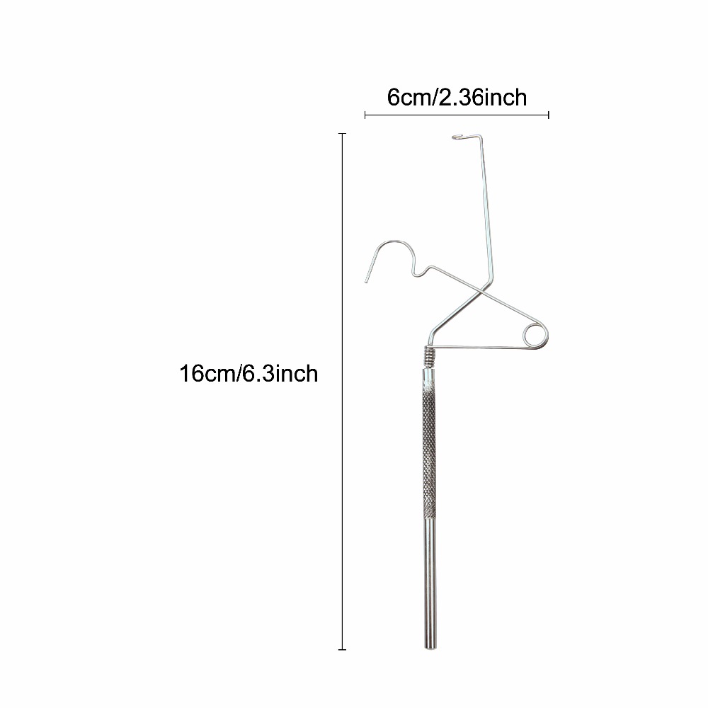يطير الصيد عقدة أداة حزم وتربي - مراجعة Fishing Hook Stainless Steel وسعره