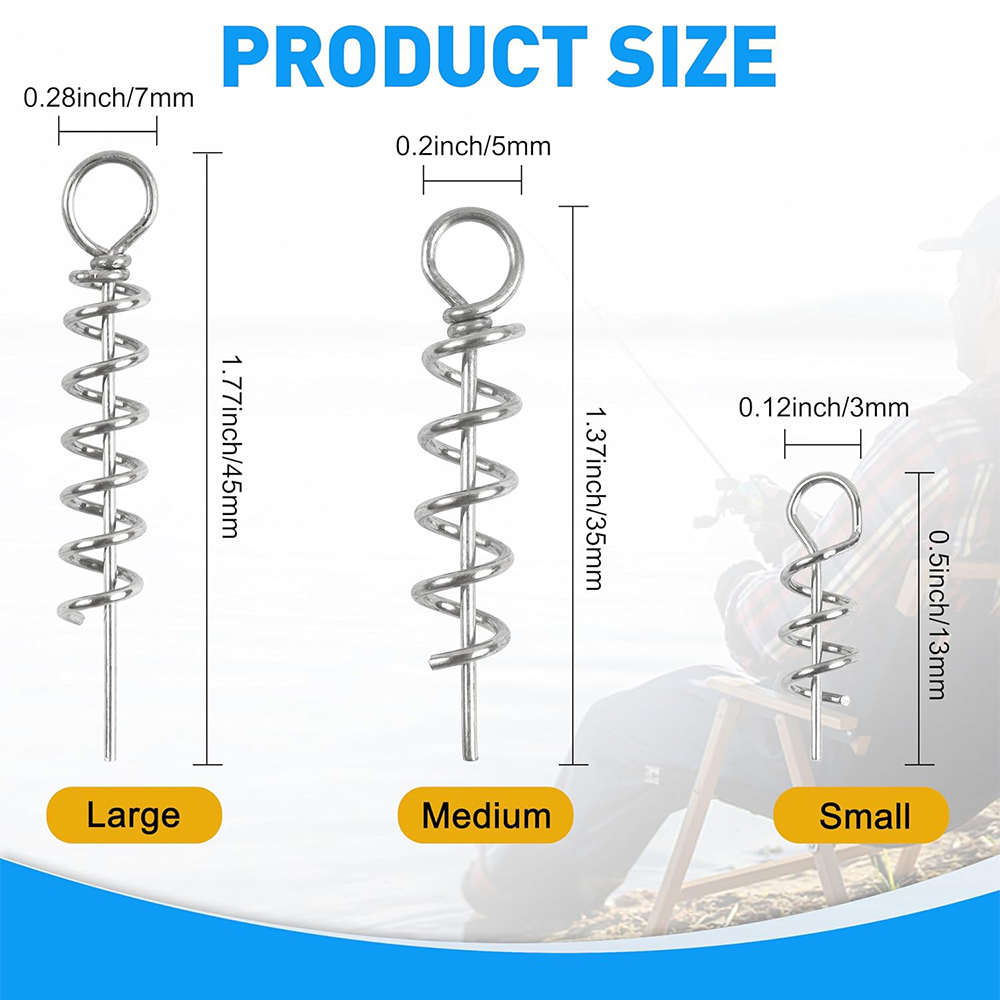 50 قطعة الربيع تويست قفل الصيد - مراجعة Fishing Hook Stainless Steel وسعره
