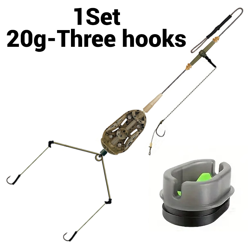 3 أدوات شعر سمك الشبوط مربوطة  - مراجعة Fishing Hook Assortment وسعره