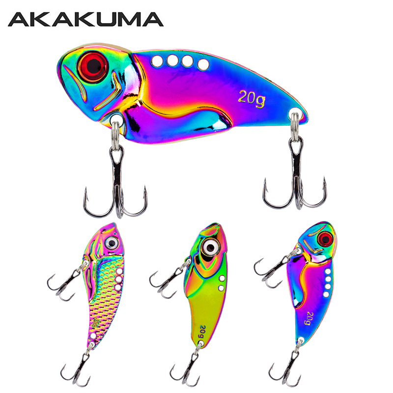 3 قطع طُعم صيد معدني ملون VIB  - مراجعة Fishing Hook Treble وسعره