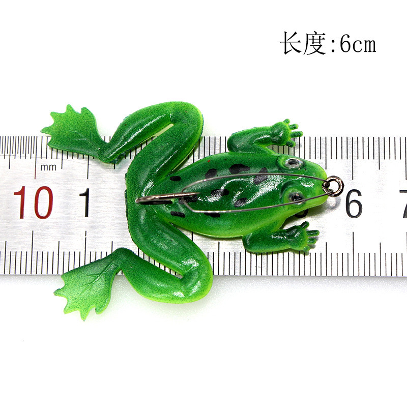 طعم صيد ناعم على شكل ضفدع بدون - مراجعة Fishing Hook Weedless وسعره