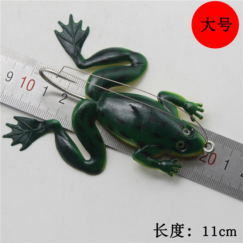 طعم صيد ناعم على شكل ضفدع بدون - مراجعة Fishing Hook Weedless وسعره