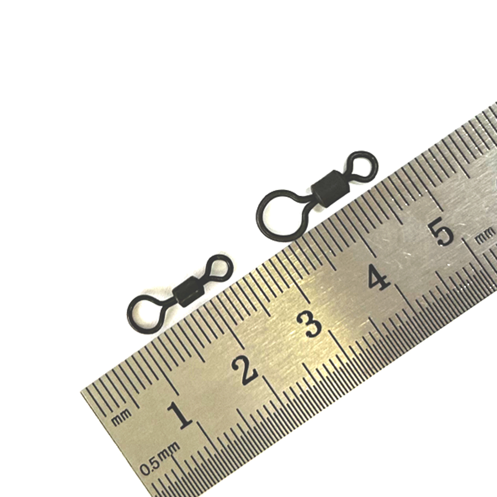 100 قطعة من دوارات صيد الكارب  - مراجعة Fishing Hook Size وسعره