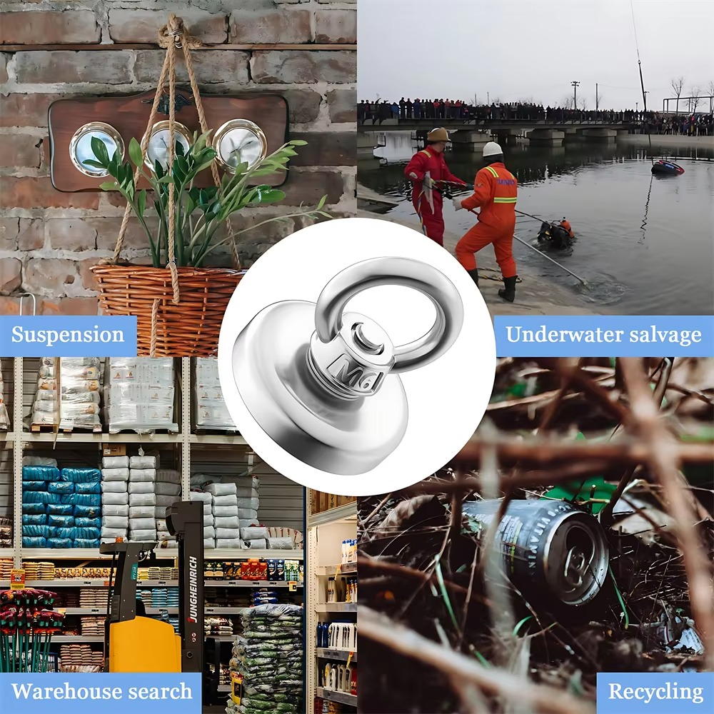 حامل مغناطيس النيوديميوم لصيد  - مراجعة Fishing Hook Stainless Steel وسعره