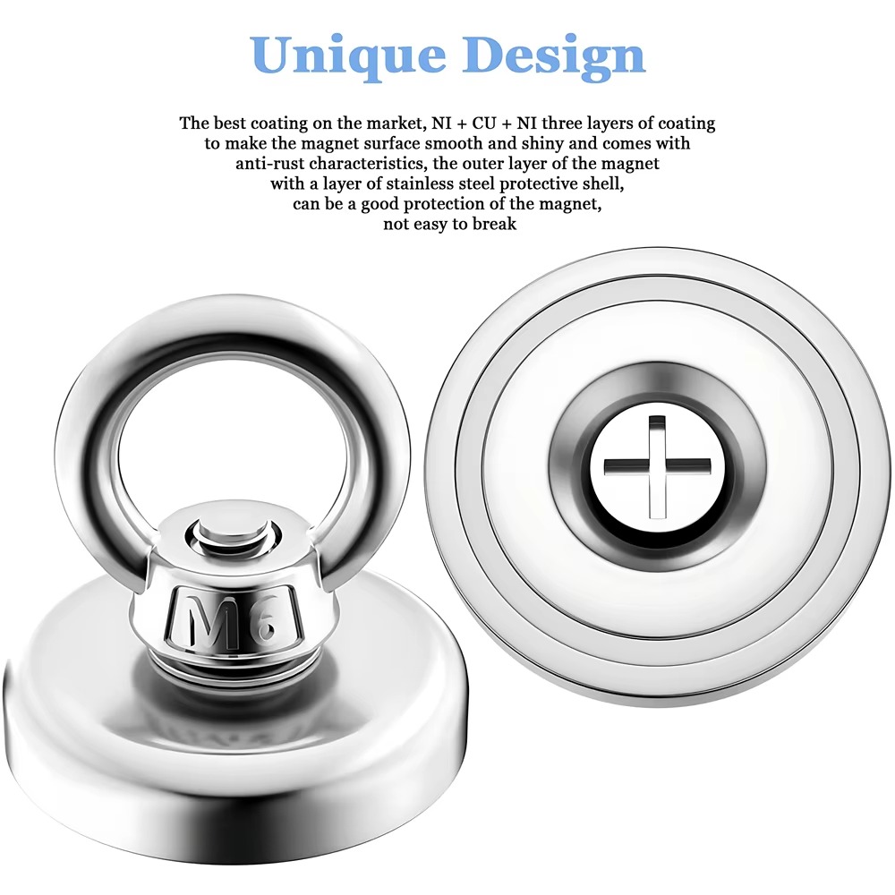 حامل مغناطيس النيوديميوم لصيد  - مراجعة Fishing Hook Stainless Steel وسعره