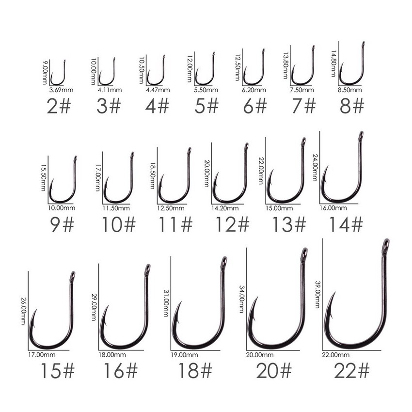 50 قطعة/20 قطعة الصيد هوك طلاء - مراجعة Fishing Hook Circle وسعره
