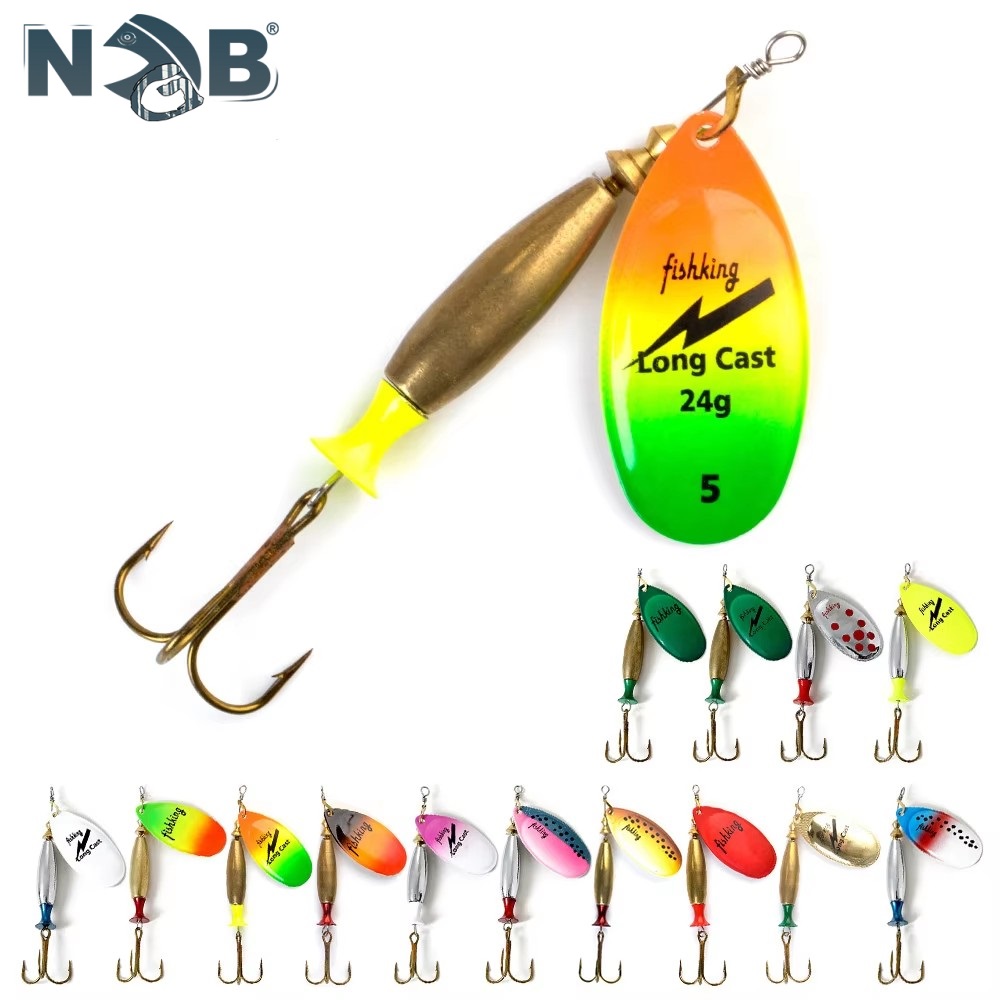 NGB طويل يلقي سبينر الطعم الصي - مراجعة Fishing Hook Treble وسعره