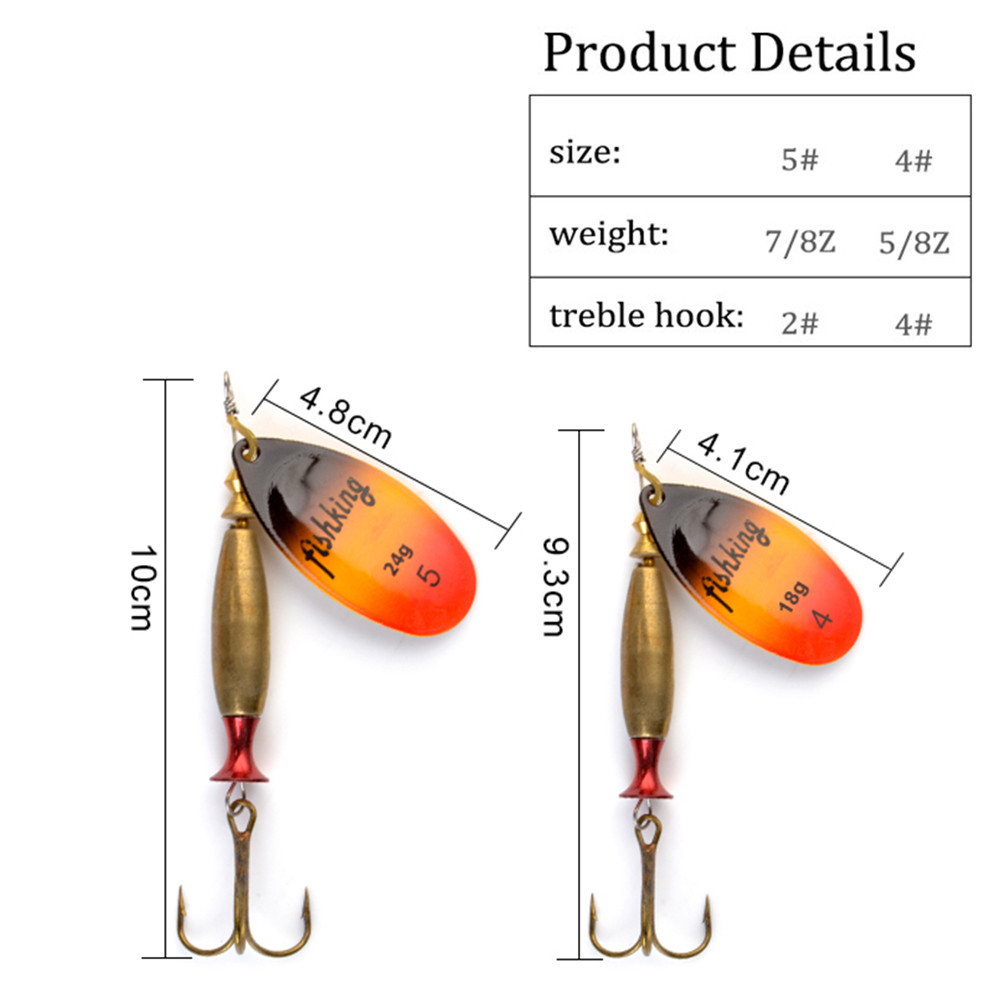 NGB طويل يلقي سبينر الطعم الصي - مراجعة Fishing Hook Treble وسعره