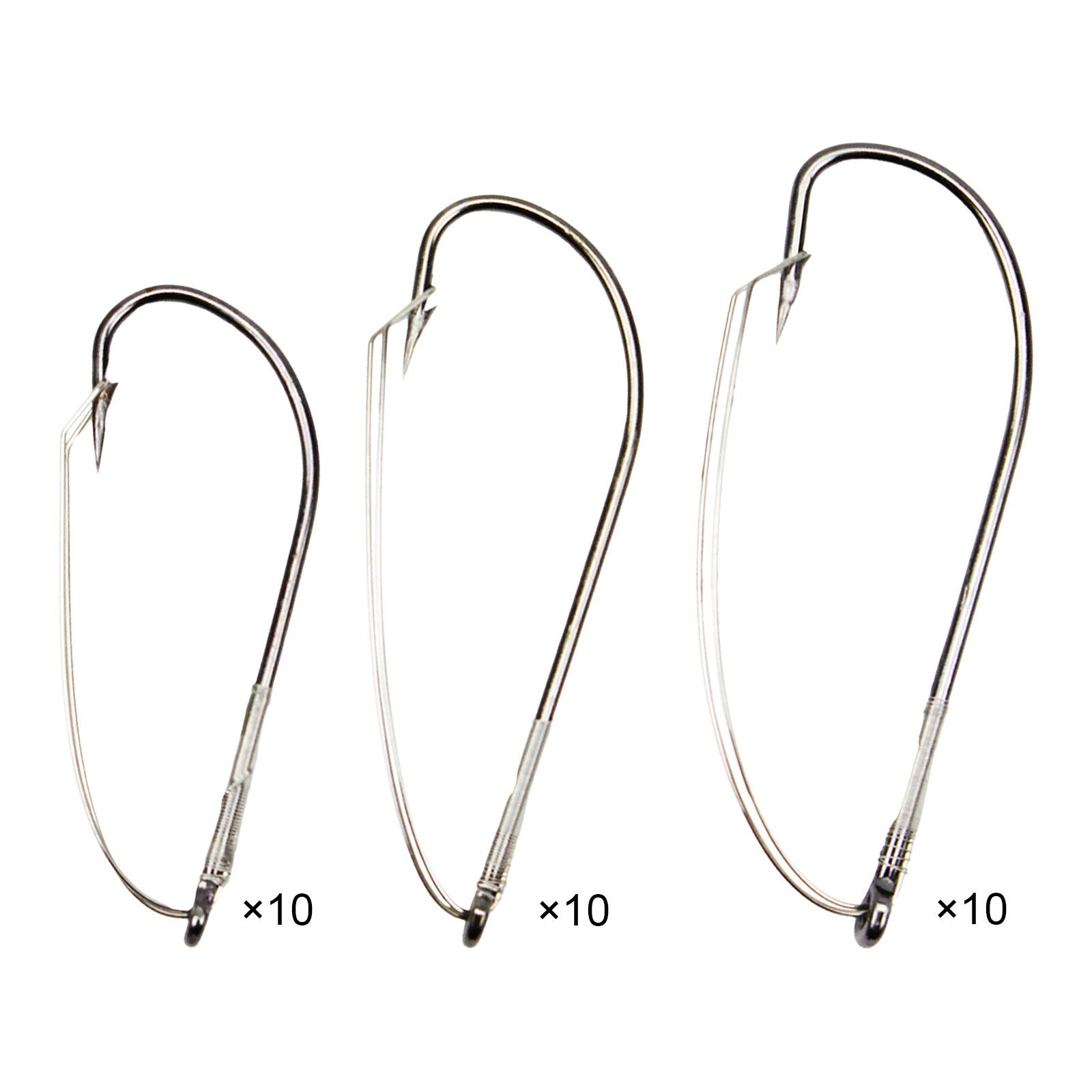 خطافات صيد سمك ويدلوكس بارباد  - مراجعة Fishing Hook Weedless وسعره