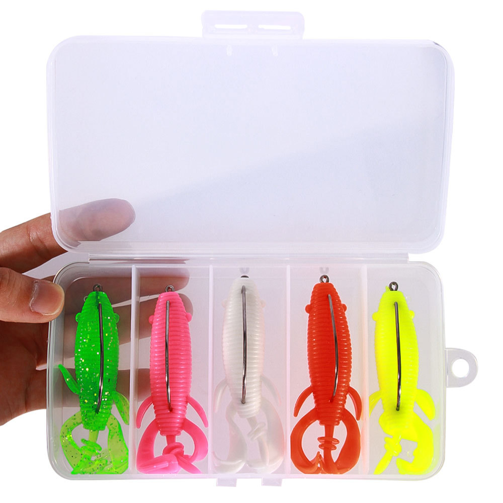 طعم صيد صناعي عائم على شكل ضفد - مراجعة Fishing Hook Weedless وسعره
