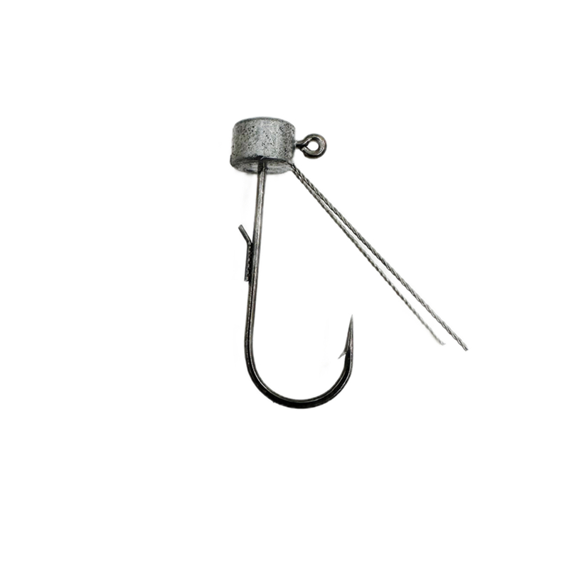 10 قطعة * الصيد الفطر شكل Ned  - مراجعة Fishing Hook Weedless وسعره