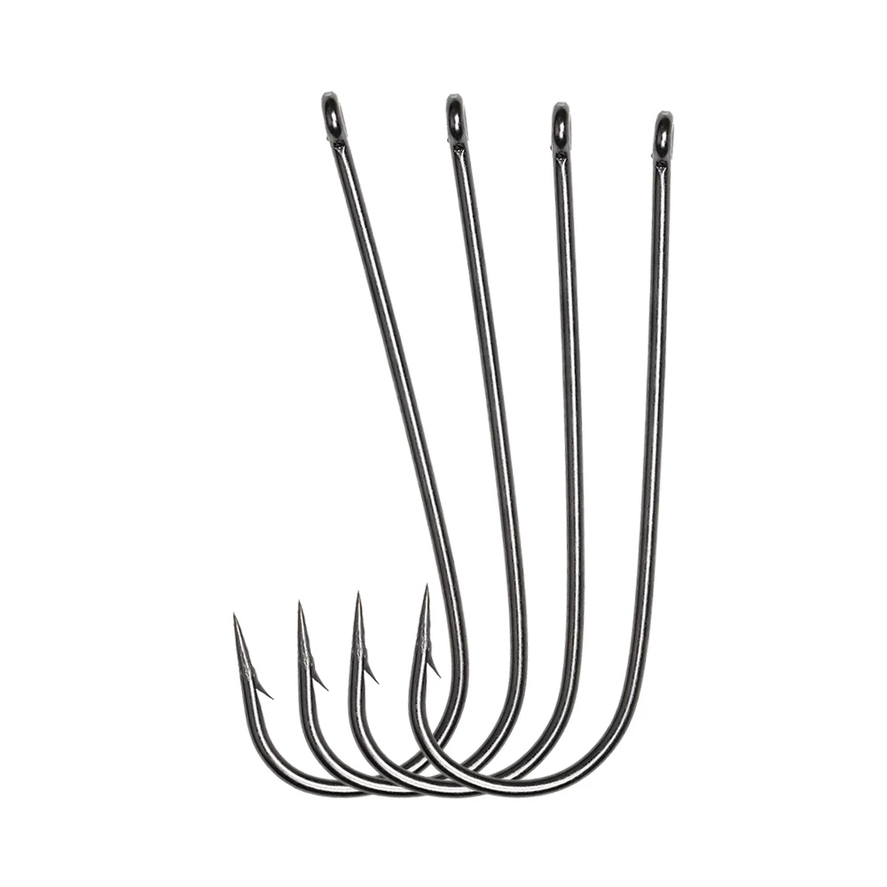 إيسيريو 100 قطعة 16 #   - 3/0  - مراجعة Fishing Hook Barbless وسعره