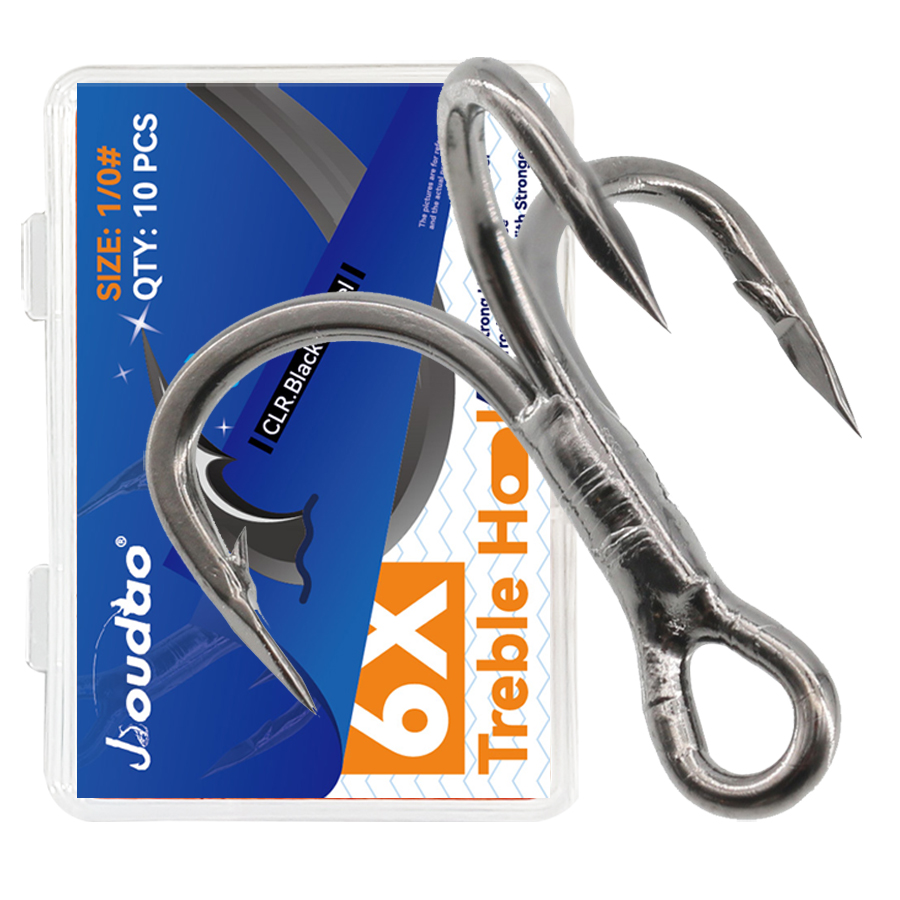 6X الصيد ثلاثة أضعاف السنانير  - مراجعة Fishing Hook Assortment وسعره