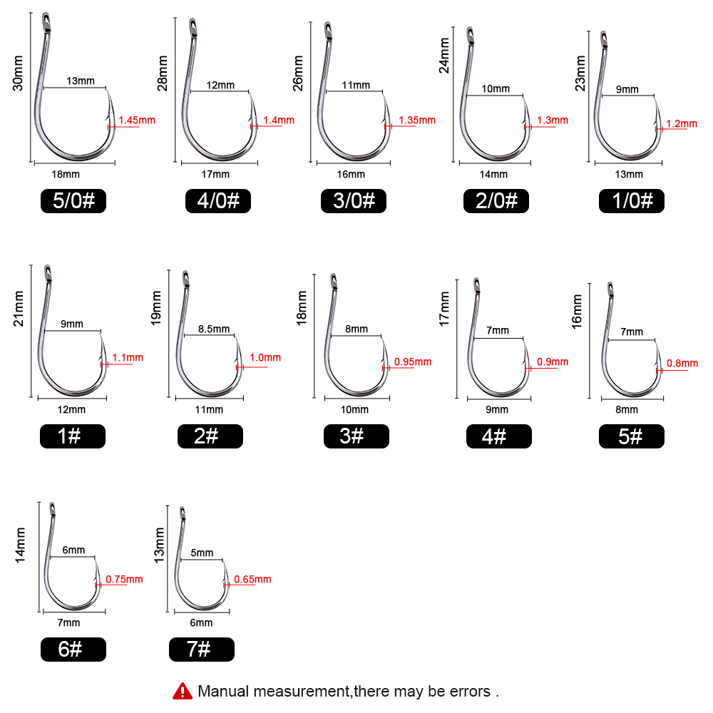 FTK-اليابان عالية الكربون الصل - مراجعة Fishing Hook Circle وسعره