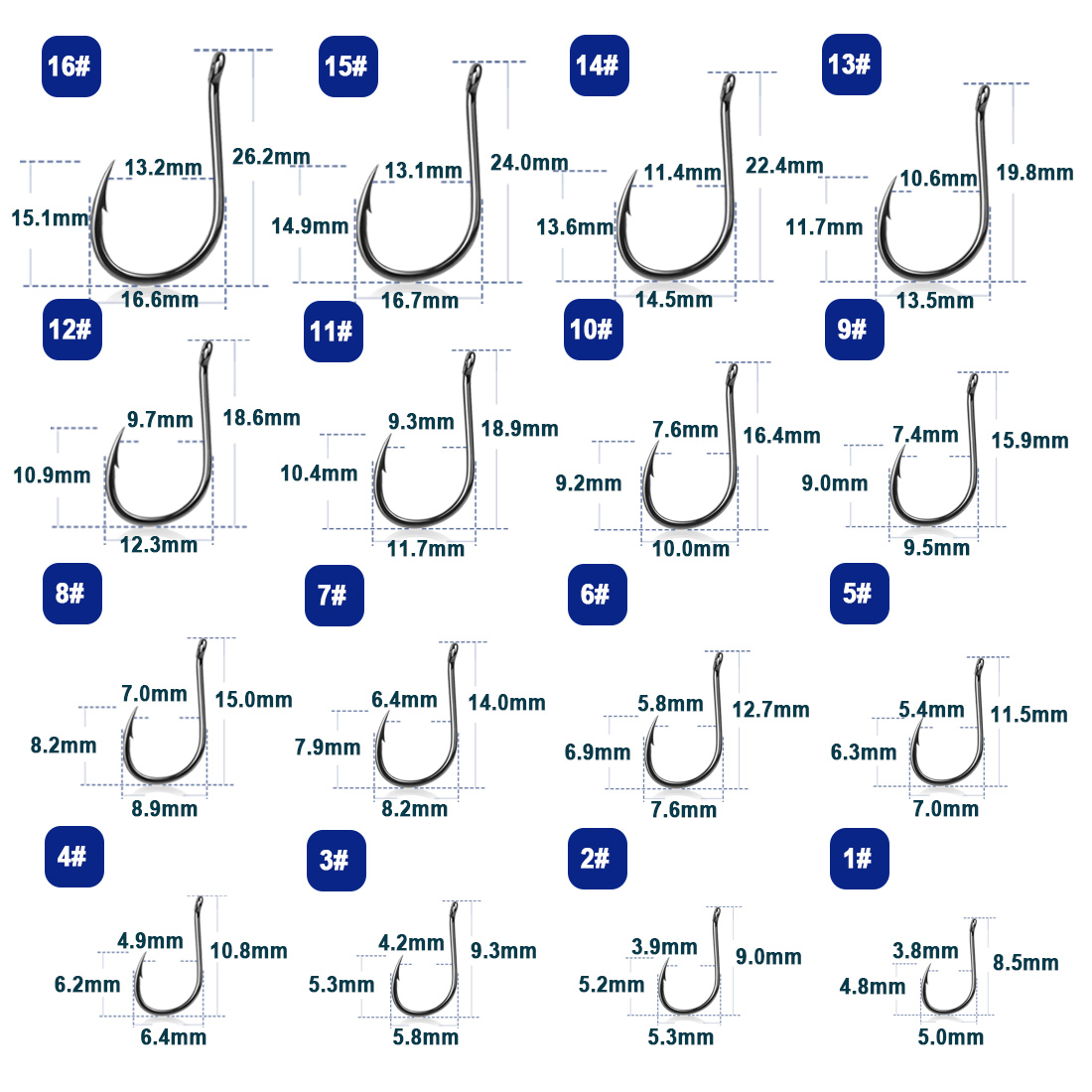 9 كجم Iseama الصيد السنانير 50 - مراجعة Fishing Hook Circle وسعره