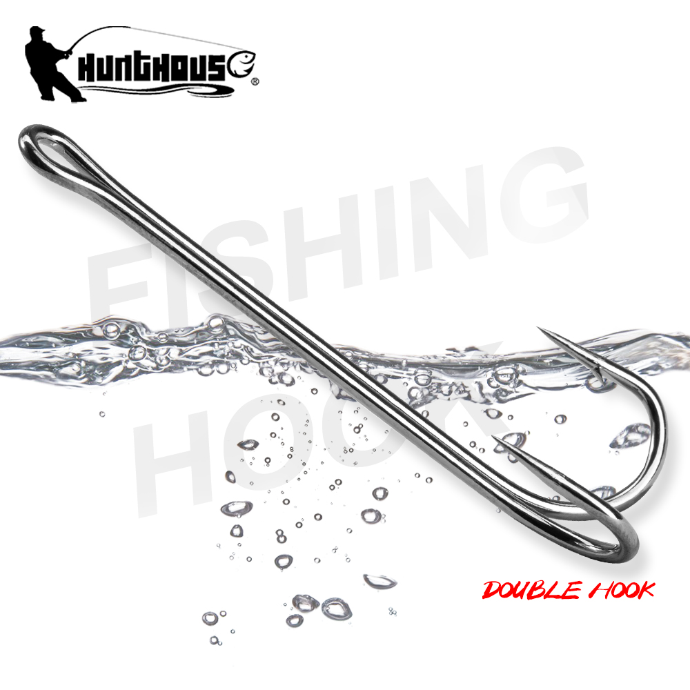 خطاف صيد مزدوج من HuntHouse طُ - مراجعة Fishing Hook Weedless وسعره