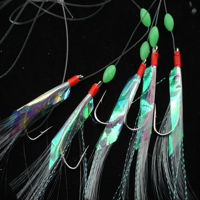 5 قطعة/المجموعة متعدد الألوان  - مراجعة Fishing Hook Assortment وسعره