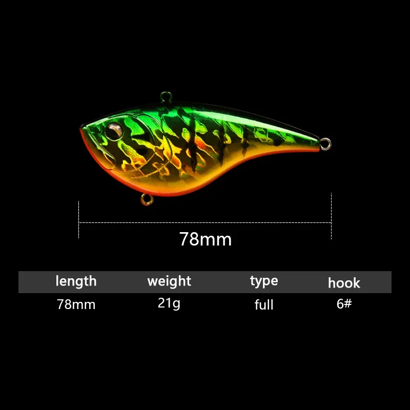 21 جرام/78 مللي متر VIB الصيد  - مراجعة Fishing Hook Treble وسعره