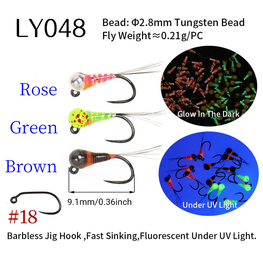 6 قطع طُعم صيد سريع الغرق من ن - مراجعة Fishing Hook Barbless وسعره