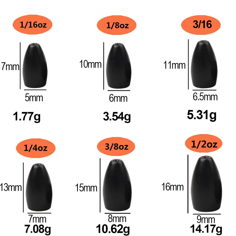 التنغستن الصلب الصيد الأوزان ر - مراجعة Fishing Hook Jig وسعره