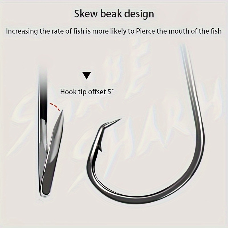 50 قطعة خطاف دائري معدات صيد ا - مراجعة Fishing Hook Circle وسعره